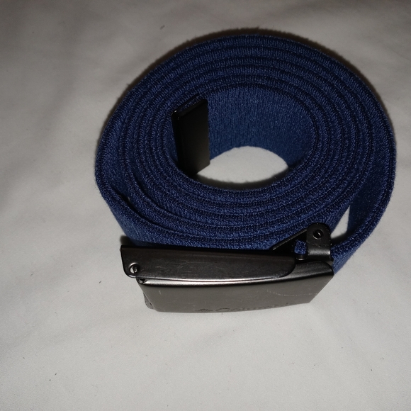 Columbia Men's Military Web Belt-Adjustable Cotton Strap and Metal Plaque Buckle - Picture 3 of 5